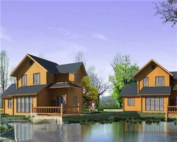 包頭呼市防腐木塑集成房屋